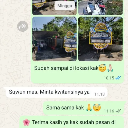 Pengiriman Papan Bunga Duka Puri Indah