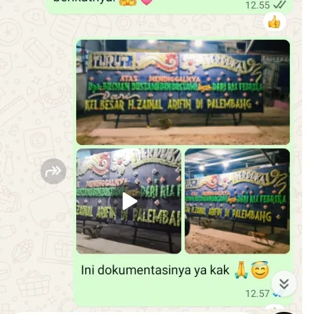 Pengiriman Papan Bunga Duka Puri Indah