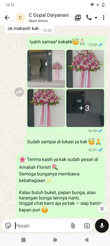 Pengiriman Karangan Bunga Puri Indah