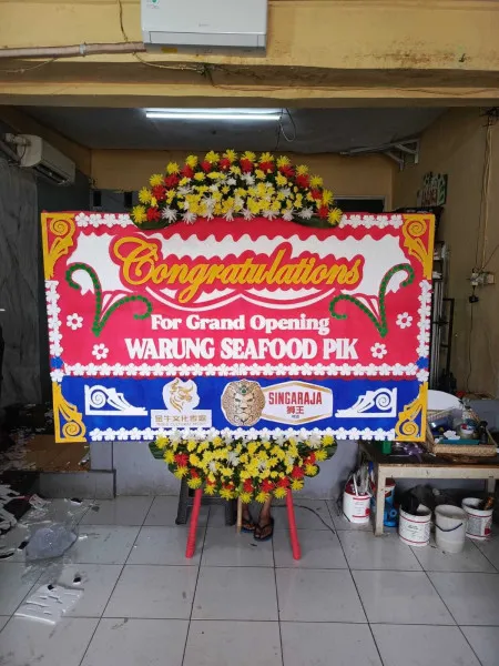Papan Bunga Ucapan Selamat Puri Indah
